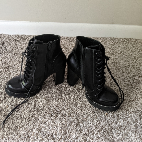 Jeffrey Campbell Combat Legion High Heel Boots - Picture 7 of 9